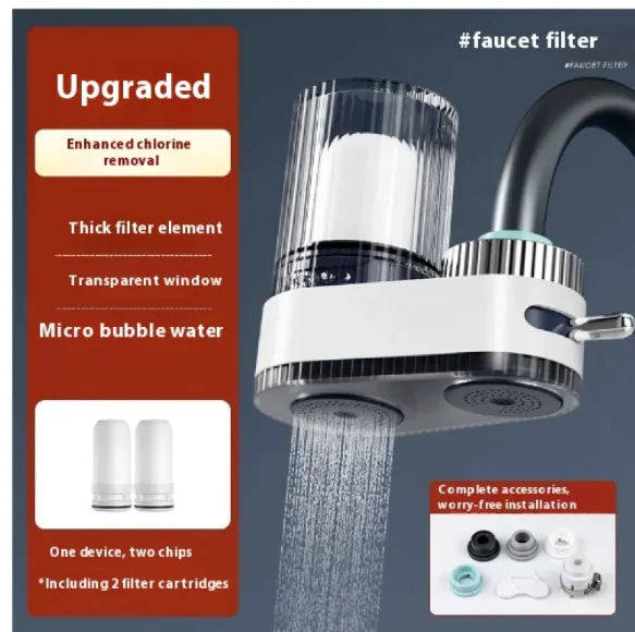 Installation-Free Faucet Water Purifier - Direct Drink Front Filter for Household Use