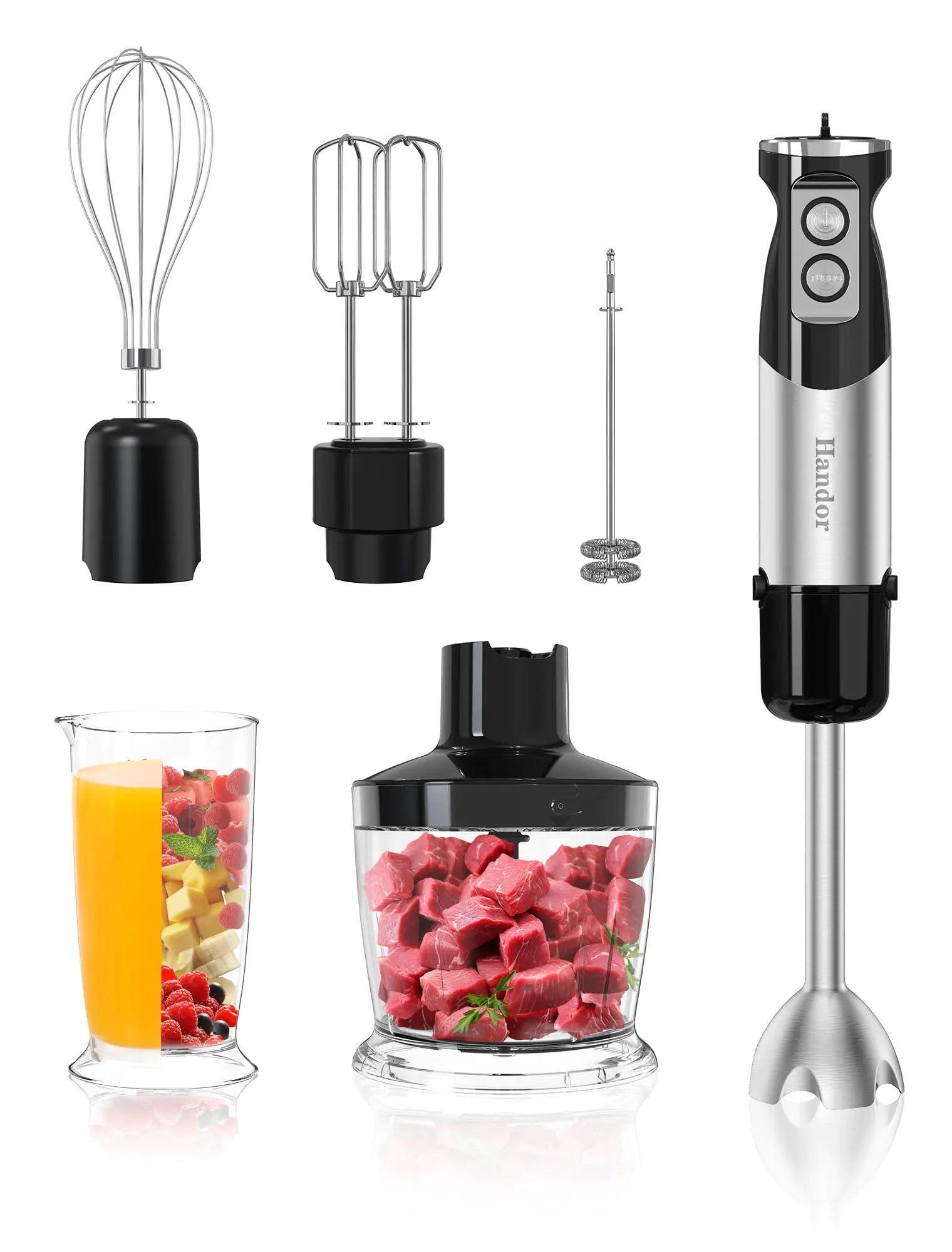 All-in-One Hand Blender 1000W 6-in-1