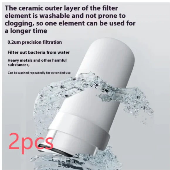 Installation-Free Faucet Water Purifier - Direct Drink Front Filter for Household Use